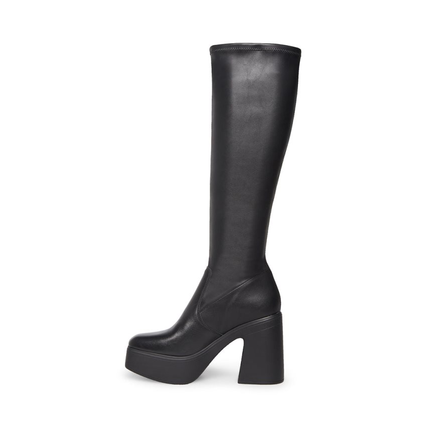 Black Steve Madden Phoenix Women's Knee-high Boots | PH 5840MCT